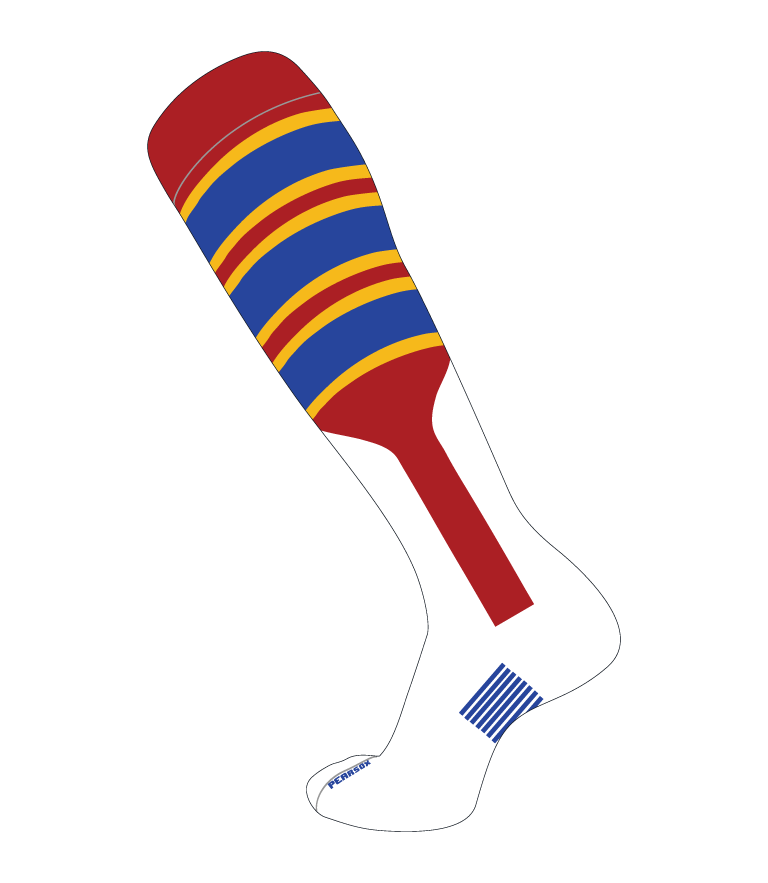 Doubleplay Socks Pattern C - Custom Baseball Knit Socks