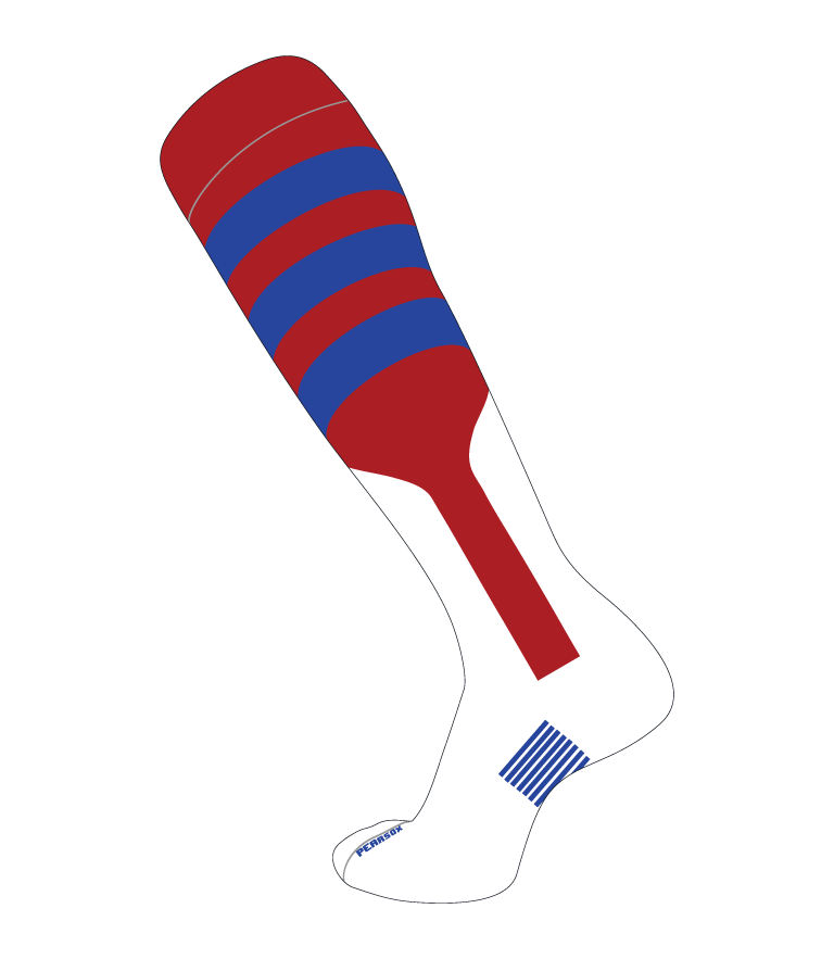 Doubleplay Socks Pattern A - Custom Baseball Knit Socks