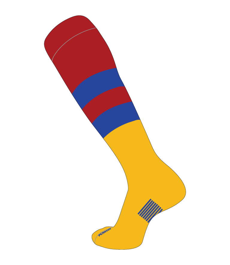 Slugger Socks Pattern D - Custom Baseball Knit Socks