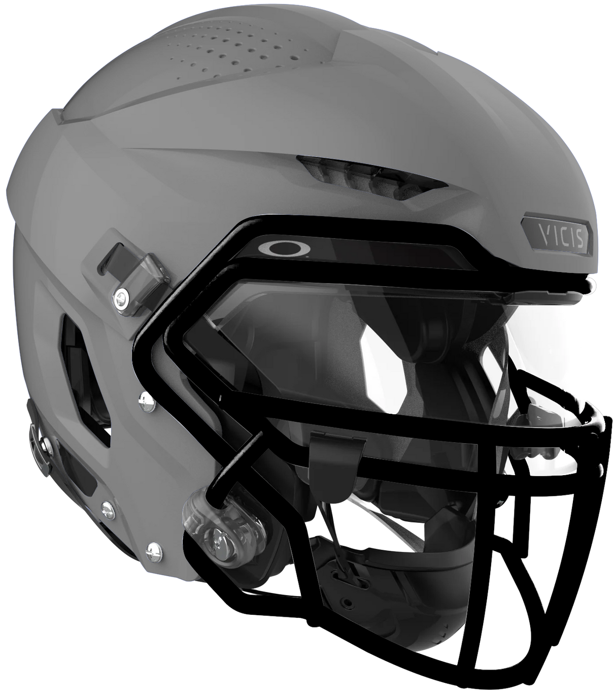 Vicis Adult Zero2 Elite Trench Football Helmet with Titanium Facemask & Oakley Eyeshield Vicis
