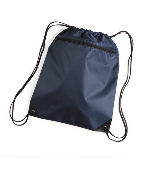 Liberty Bags Zippered Drawstring Backpack Liberty Bags