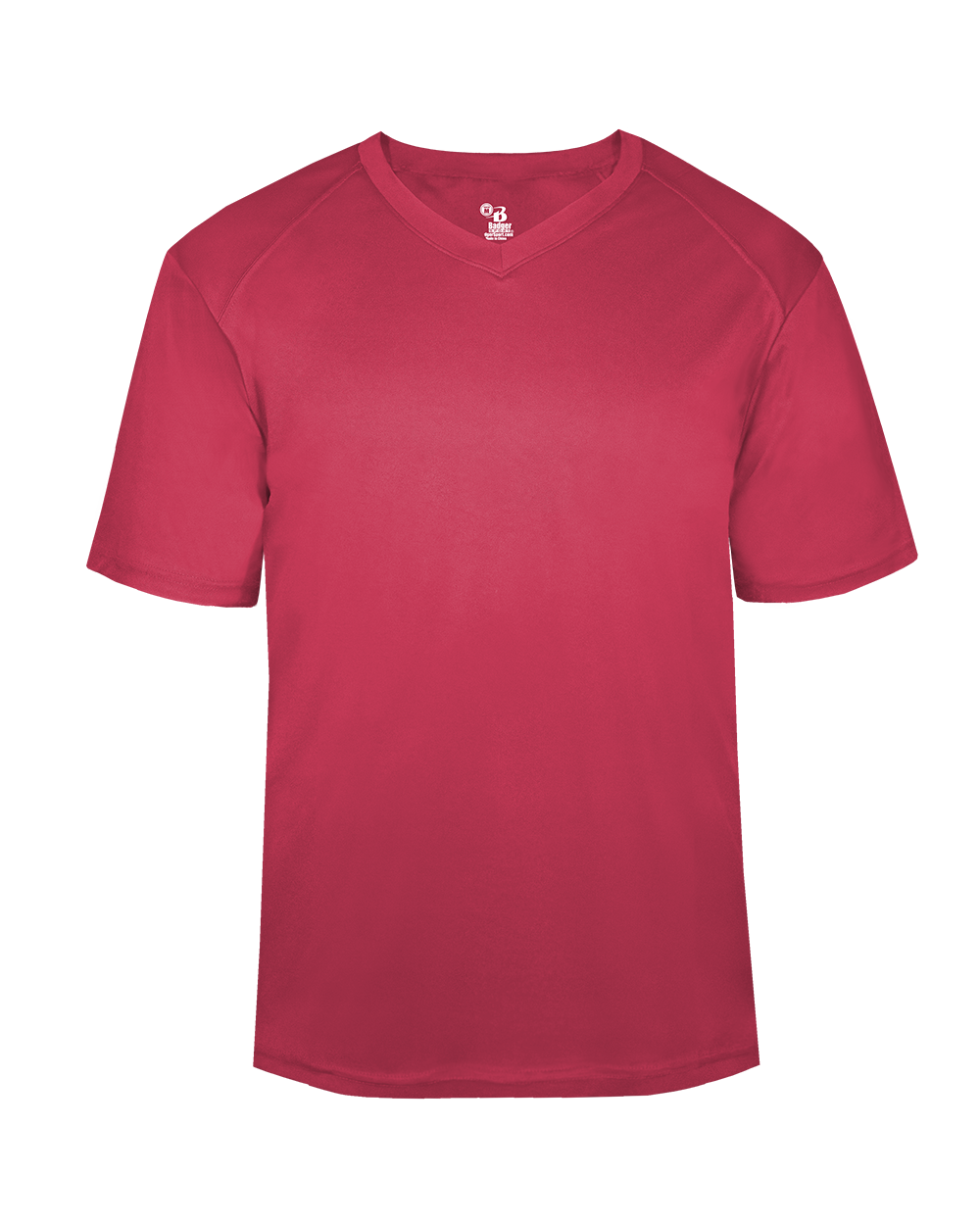 Badger Youth B-Core V-Neck Tee Badger