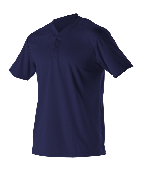 Alleson Youth Baseball 2 Button Henley Jersey Alleson