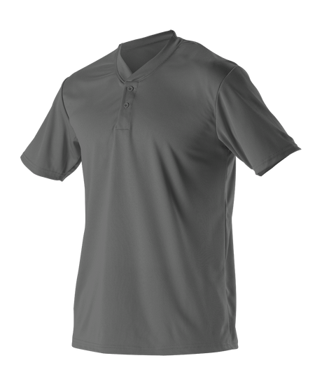 Alleson Youth Baseball 2 Button Henley Jersey Alleson