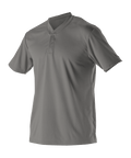 Alleson Youth Baseball 2 Button Henley Jersey Alleson