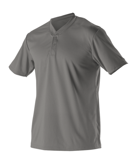 Alleson Youth Baseball 2 Button Henley Jersey Alleson