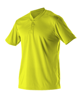 Alleson Youth Baseball 2 Button Henley Jersey Alleson