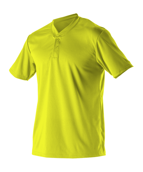 Alleson Youth Baseball 2 Button Henley Jersey Alleson