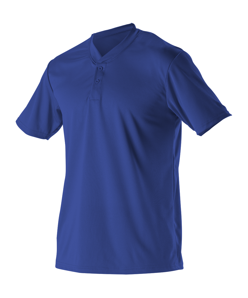 Alleson Youth Baseball 2 Button Henley Jersey Alleson