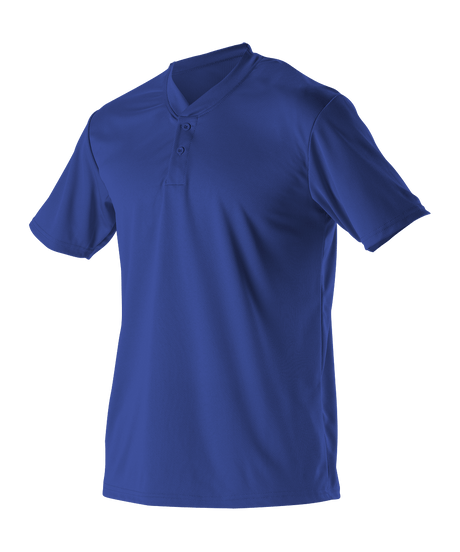 Alleson Youth Baseball 2 Button Henley Jersey Alleson