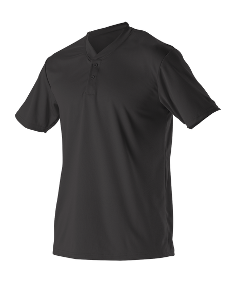 Alleson Youth Baseball 2 Button Henley Jersey Alleson