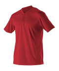 Alleson Youth Baseball 2 Button Henley Jersey Alleson