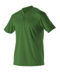 Alleson Youth Baseball 2 Button Henley Jersey Alleson
