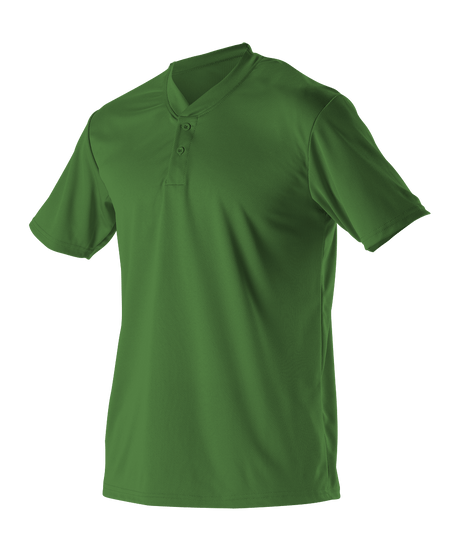 Alleson Youth Baseball 2 Button Henley Jersey Alleson
