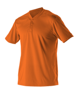 Alleson Youth Baseball 2 Button Henley Jersey Alleson