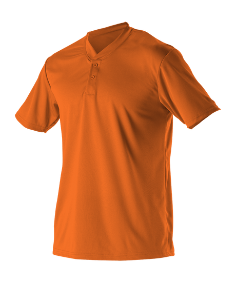 Alleson Youth Baseball 2 Button Henley Jersey Alleson
