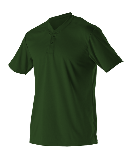 Alleson Youth Baseball 2 Button Henley Jersey Alleson