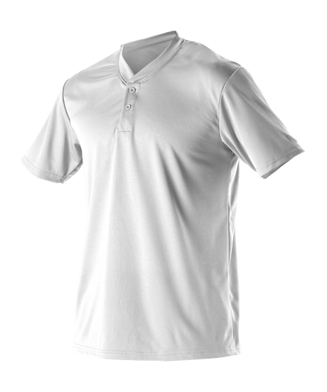 Alleson Youth Baseball 2 Button Henley Jersey Alleson