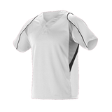 Alleson Adult 2 Button Henley Baseball Jersey Alleson