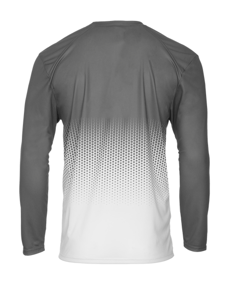Badger Men's Hex 2.0 Long-Sleeve Tee Badger