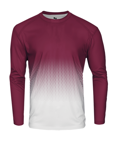 Badger Men's Hex 2.0 Long-Sleeve Tee Badger