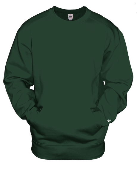 Badger Men's Pocket Crew Sweatshirt Badger