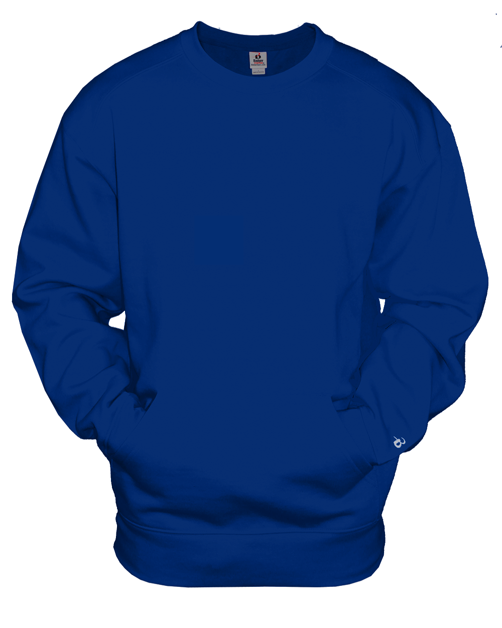Badger Men's Pocket Crew Sweatshirt Badger