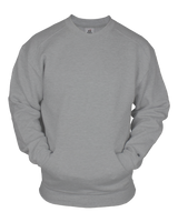 Badger Men's Pocket Crew Sweatshirt Badger