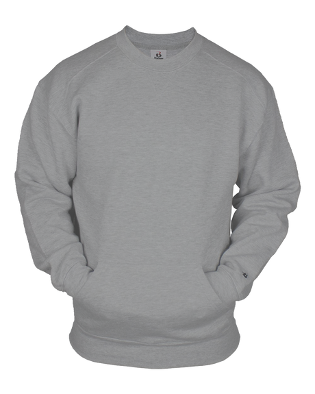 Badger Men's Pocket Crew Sweatshirt Badger