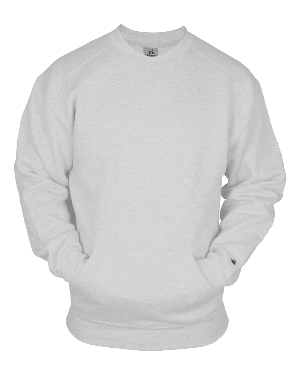 Badger Men's Pocket Crew Sweatshirt Badger
