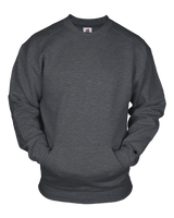 Badger Men's Pocket Crew Sweatshirt Badger