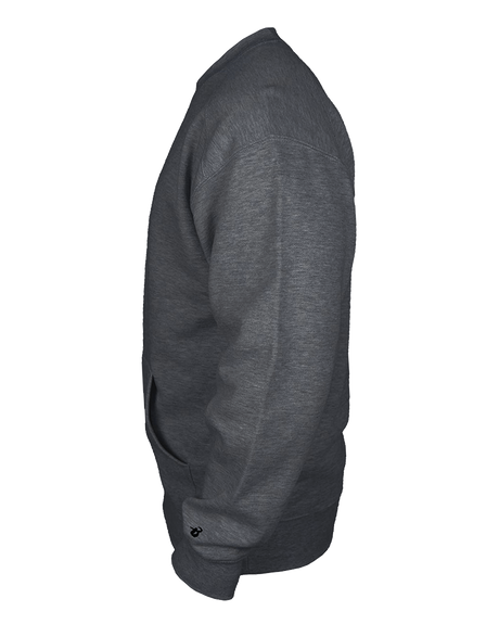 Badger Men's Pocket Crew Sweatshirt Badger
