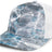 Pacific Headwear Elements Agua Camo Trucker Snapback Cap Pacific Headwear