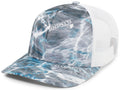 Pacific Headwear Elements Agua Camo Trucker Snapback Cap Pacific Headwear