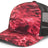 Pacific Headwear Elements Agua Camo Trucker Snapback Cap Pacific Headwear