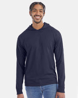 ComfortWash by Hanes Men's Garment-Dyed Jersey Hooded Long Sleeve T-Shirt ComfortWash by Hanes