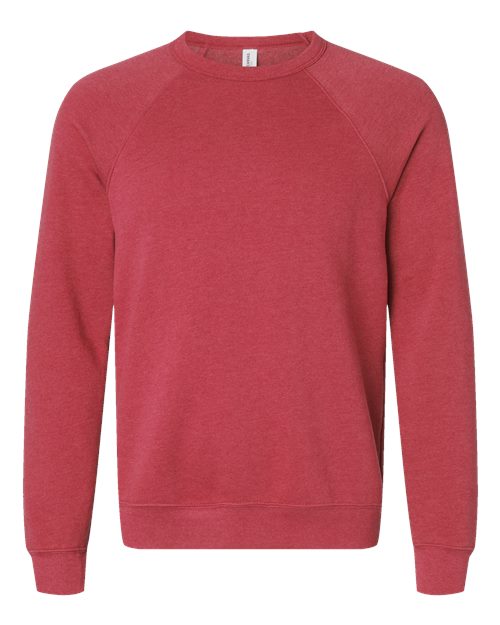 Bella + Canvas Men's Sponge Fleece Raglan Sweatshirt Mens Apparel Sweatshirts & Fleece