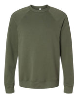 Bella + Canvas Men's Sponge Fleece Raglan Sweatshirt Mens Apparel Sweatshirts & Fleece