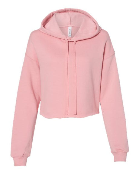 Bella + Canvas Women's Crop Fleece Hoodie Sweatshirt Womens Apparel Sweatshirts & Fleece