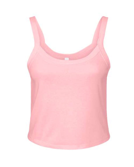 Bella + Canvas Women's Micro Rib Spaghetti Strap Tank Womens Apparel Shirts & Tops
