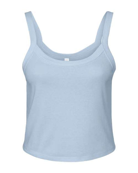 Bella + Canvas Women's Micro Rib Spaghetti Strap Tank Womens Apparel Shirts & Tops