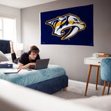 Rico Industries NHL  Nashville Predators Standard 3' x 5' Banner Flag-3