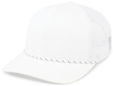 Pacific Headwear Trucker Snapback Braid Cap Pacific Headwear