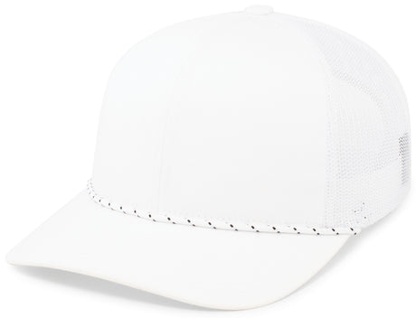Pacific Headwear Trucker Snapback Braid Cap Pacific Headwear