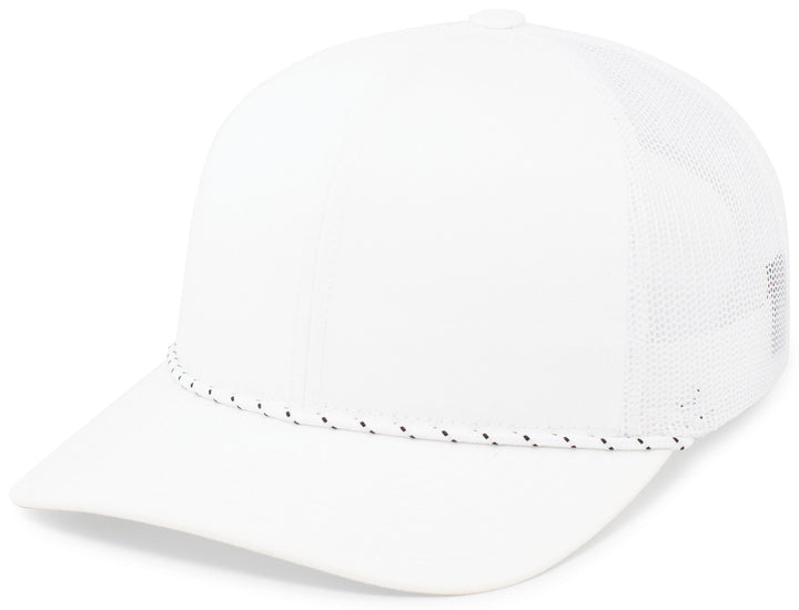 Pacific Headwear Trucker Snapback Braid Cap Pacific Headwear
