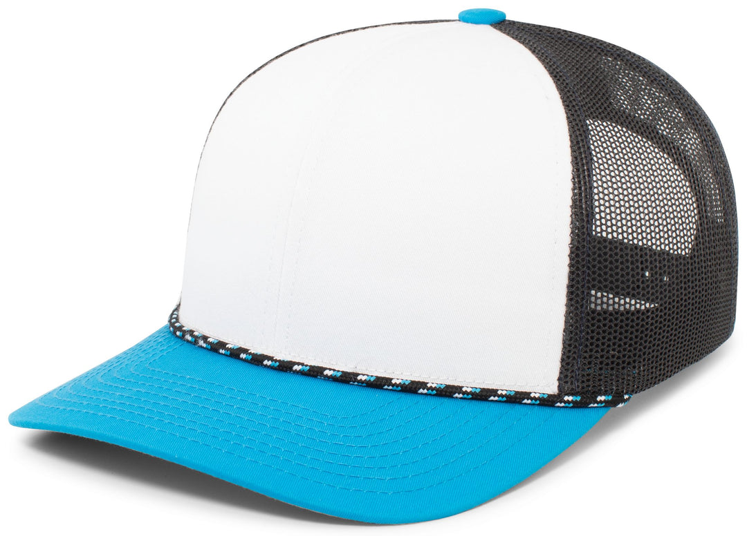 Pacific Headwear Trucker Snapback Braid Cap Pacific Headwear