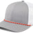 Pacific Headwear Trucker Snapback Braid Cap Pacific Headwear
