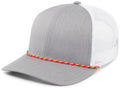 Pacific Headwear Trucker Snapback Braid Cap Pacific Headwear