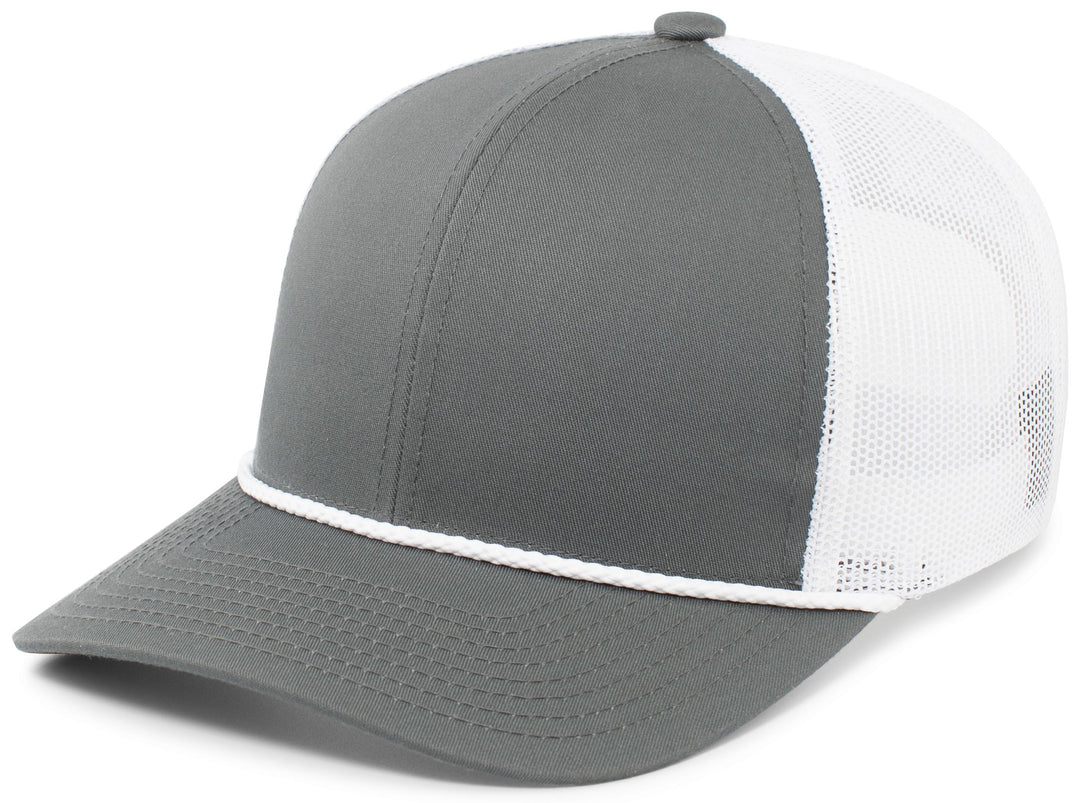 Pacific Headwear Trucker Snapback Braid Cap Pacific Headwear