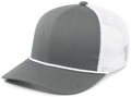Pacific Headwear Trucker Snapback Braid Cap Pacific Headwear